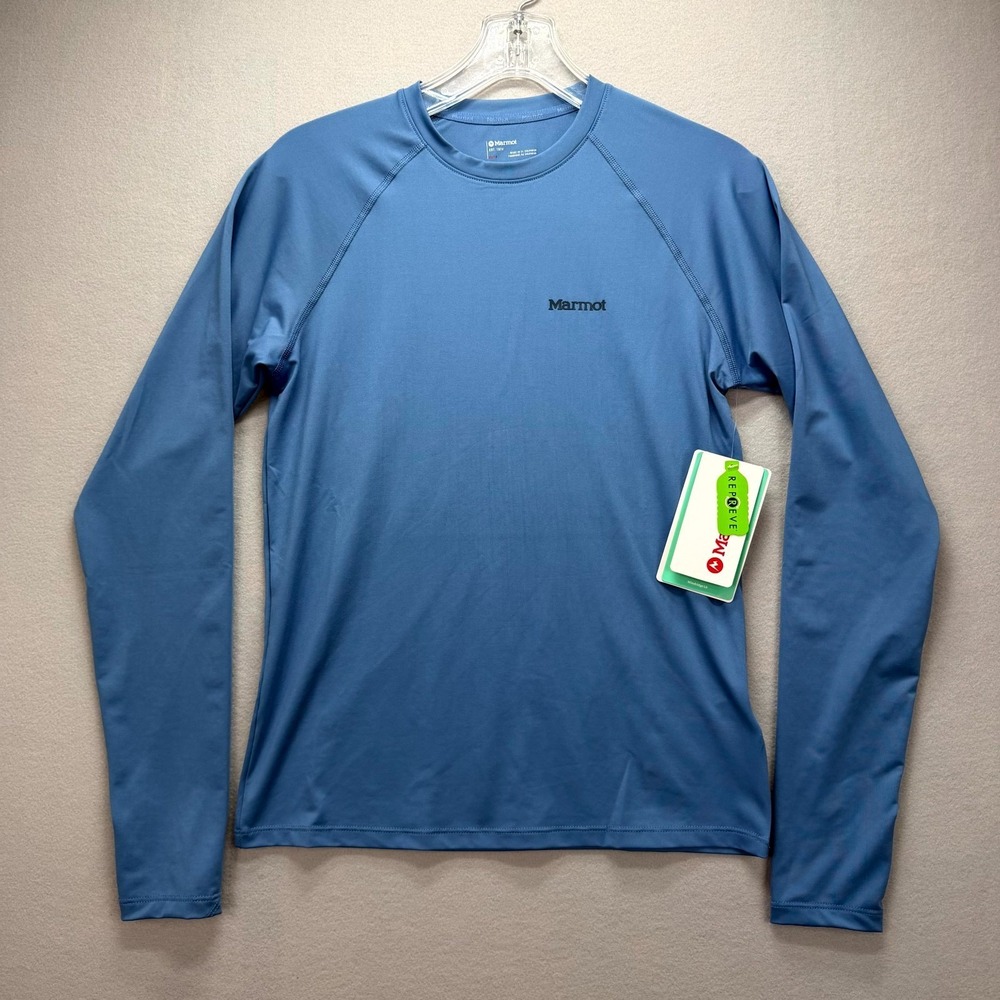 Marmot Windridge Shirt Mens XS Rain Cloud Moisture Wicking Performance Hiking